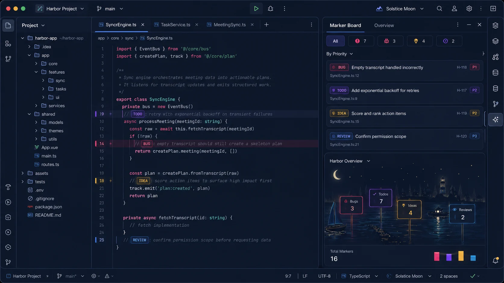 Developer Workflow Board visual
